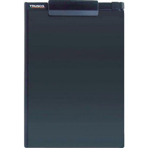 TRUSCO ペンホルダー付クリップボード A4縦 黒 ( TCB-A4E-BK ) トラスコ中山(...