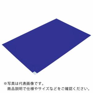 TRUSCO 粘着クリーンマット 600X450MM ブルー (20シート入) ( CM6045-20B )｜orangetool