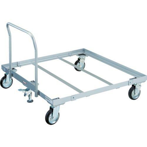 TRUSCO パレット台車 1100x1100 ハンドル付 S付 ( PLK-05-1111HS )...