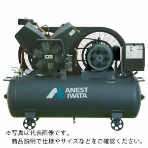 アネスト岩田 レシプロコンプレッサ(タンクマウント・オイルフリータイプ)60Hz モーター出力7.5kW ( TFP75CF-10M6 )｜orangetool