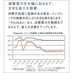 アネスト岩田 スクロールコンプレッサ(オイルフ...の詳細画像1