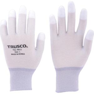 TRUSCO カーボン・ナイロンインナー手袋PU指先コート L ( TGL-9011-L ) トラスコ中山(株)｜orangetool