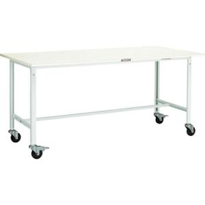 TRUSCO 軽荷重作業台(150kg)AE型 900X600XH846 φ100キャスター付 ホワイト色 ( AE-0960C100 W ) トラスコ中山(株)｜orangetool