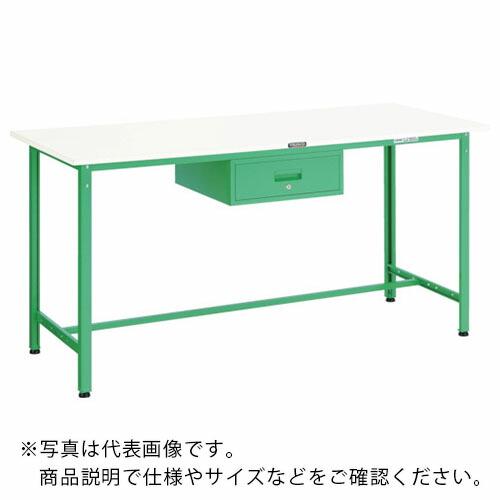 TRUSCO 軽荷重立作業台(300kg)HAE型 1800X750XH900 1段引出付 ホワイト...