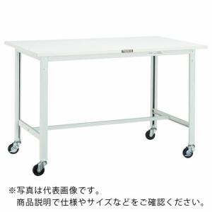TRUSCO 軽荷重作業台(150kg)AE型 1800X900XH808 φ75キャスター付 グリーン色 ( RAE-1809C75 ) トラスコ中山(株)｜orangetool