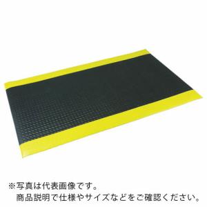 MISM 快適クッションマット 90150 黒/黄 CM-003 ( 309050012 ) ミズムジャパン(株)｜orangetool