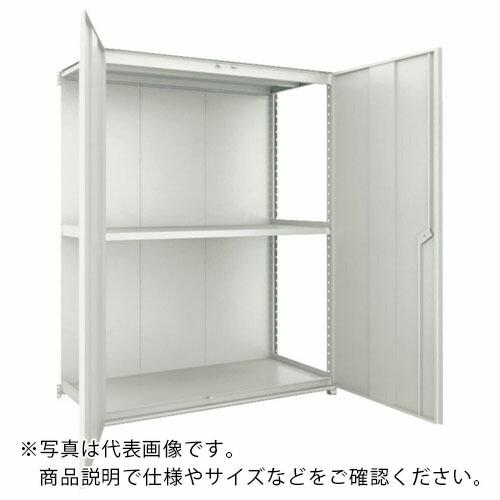 TRUSCO M2型棚 背板・扉付 W1800XD595 3段 連結 ( M2-6663-SD-B ...