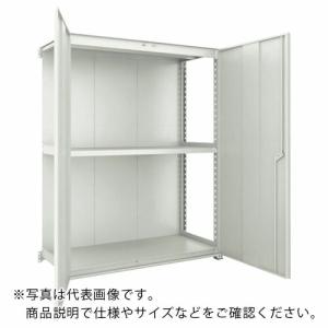 TRUSCO ( トラスコ中山 )　Ｍ３型棚　背板・扉付　Ｗ１８００ＸＤ５７１　３段　連結 ( M3-6663-SD-B )