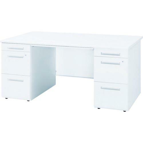 トヨスチール 両袖机 ( 50CBH-167AAWW ) トヨセット(株)