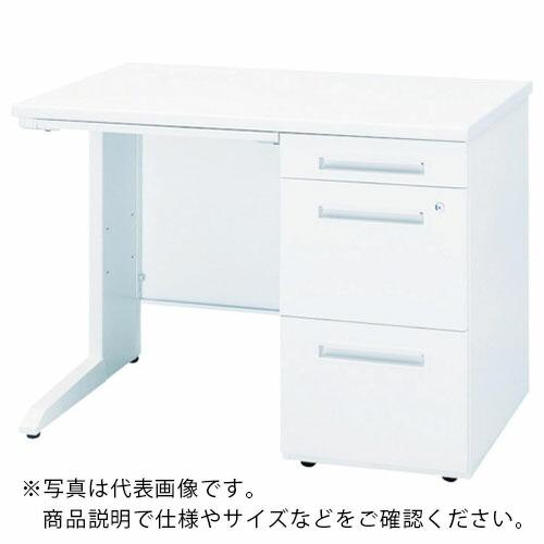 トヨスチール 右片袖机 間口1200×奥行700×高さ700 ホワイト ( 50CBL-127BRW...