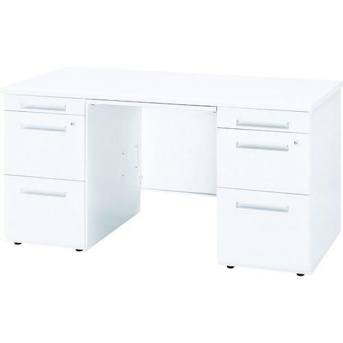 トヨスチール 両袖机 ( 50CBL-147ABWW ) トヨセット(株)