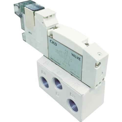 ＣＫＤ　電磁弁　パイロット式５ポート弁　４ＧＢシリーズ　４．３Ｃ　Ｒｃ１／４　ＤＣ２４Ｖ ( 4GB...