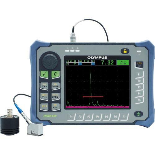 エビデント 超音波探傷器 ポータブル型 探傷子別売り ( EPOCH650 )