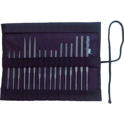 【SALE価格】Vallorbe LA2401-2402 精密ヤスリ16本セット 専用布ケース付 (...