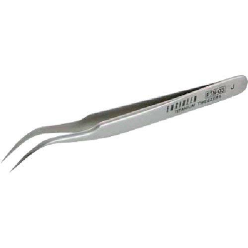 【SALE価格】ENGINEER チタンピンセット(J型)曲りタイプ 120mm ( PTN-03 ...
