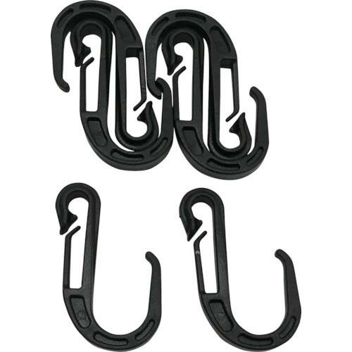 【SALE価格】ユタカメイク ゴムネット用フック 6個入 ブラック ( CGN-FK ) (株)ユタ...