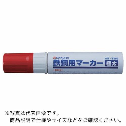 【SALE価格】サクラ 鉄鋼用マーカー極太 赤 ( PKK-J-19R )