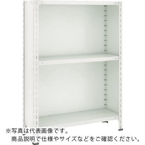 TRUSCO スチールラック 軽量棚背板・側板付 1800X450XH1800 3段 ネオグレー (...