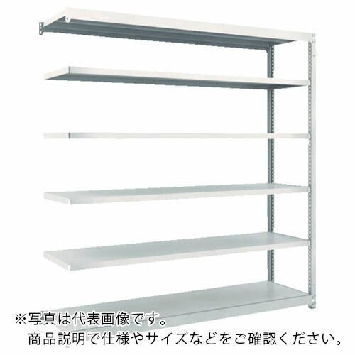 TRUSCO スチールラック M1.5型軽中量棚 1760×595×H1800 6段連結 ネオグレー...