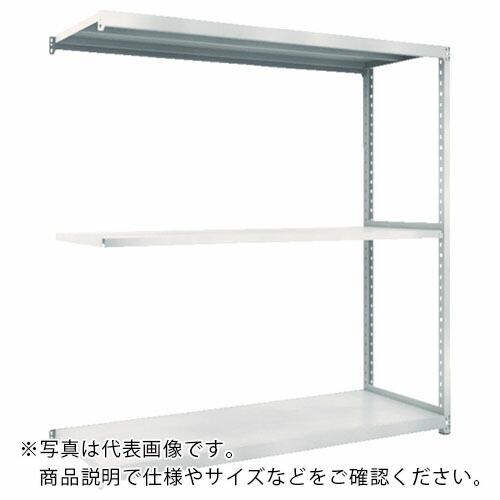 TRUSCO スチールラック M2型軽中量棚 1460X600XH1800 3段 連結 ネオグレー ...
