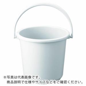 TRUSCO PPカラーバケツ 15L 白 ( TPPB-15-W ) トラスコ中山(株)｜orangetool