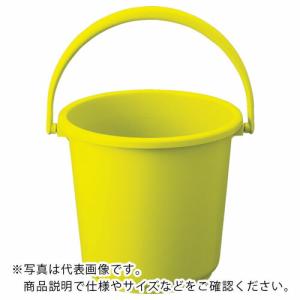 TRUSCO PPカラーバケツ 15L 黄 ( TPPB-15-Y ) トラスコ中山(株)｜orangetool