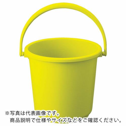 TRUSCO PPカラーバケツ 15L 黄 ( TPPB-15-Y ) トラスコ中山(株)