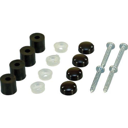 【SALE価格】光 パンチングボード 壁面用 止め具セット 黒 4組入 ( PBHT-111 )