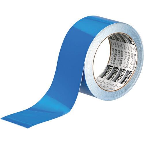 【SALE価格】TRUSCO 蛍光ラインテープ50mmx10m ブルー ( TLK-5010B ) ...