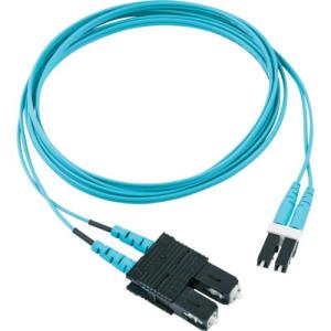 【SALE価格】PANDUIT 光ファイバーパッチコード OM3(低損失タイプ) 片端SCデュプレックス片端LCデュプレックス ライザー 3m ( FX2ERLNSNSNM003 )(10本セット)｜orangetool