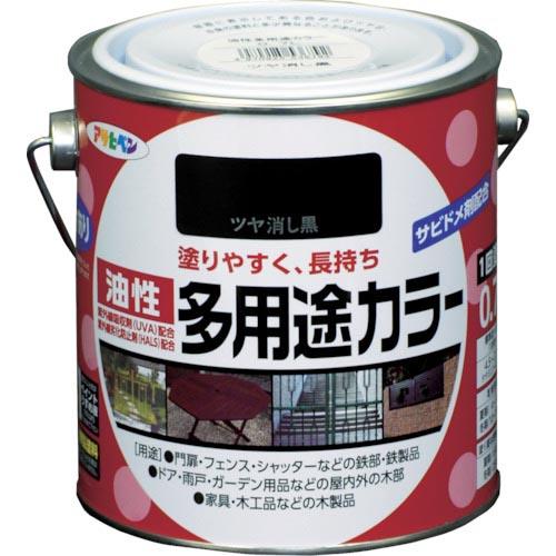 アサヒペン 油性多用途カラー 0.7L ツヤ消し黒 ( 536792 ) (株)アサヒペン