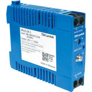 TDKラムダ DINレール取付専用ユニット型電源 DRJ 15W ブロック端子 ( DRJ15-24-1 ) TDKラムダ(株)｜orangetool