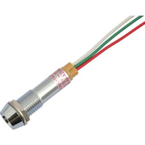 サカヅメ 2色(赤・緑)点灯LED表示灯 2DUL-10JPL Φ10 ( 2DUL-10JPL-DC5V-60V-RG/W ) (株)坂詰製作所 (メーカー取寄)｜orangetool