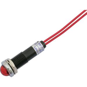 サカズメ LED表示灯 DA-10MPL (AC/DC100V接続)Φ10 赤 ( DA-10MPL-AC/DC100V-R ) (株)坂詰製作所｜orangetool