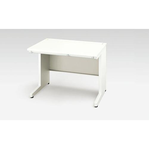 NAIKI 平デスク XEHH型/天板:ホワイト 本体:クリアーホワイト/W1000×D700×H7...