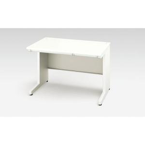 NAIKI 平デスク XEHH型/天板:ホワイト 本体:クリアーホワイト/W1100×D700×H720 ( XEHH117F-WH ) (株)ナイキ｜orangetool