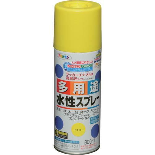 アサヒペン 水性多用途スプレー 300ML イエロー ( 565082 ) (株)アサヒペン