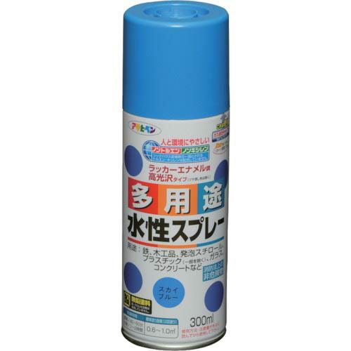 アサヒペン 水性多用途スプレー 300ML スカイブルー ( 565129 ) (株)アサヒペン