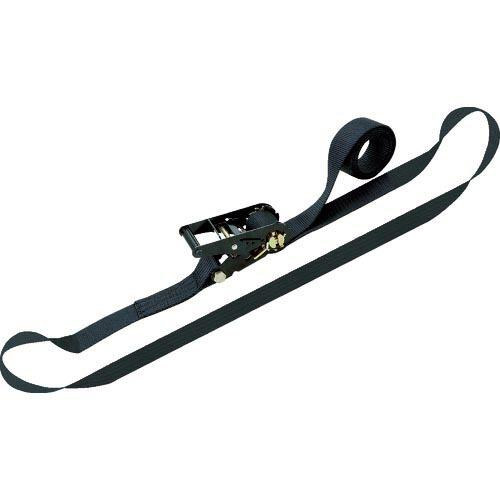 シライ ベルトラッシング(ラチェットバックル式) ベルタイト[[R上]] JIS認証品 黒 エンドレ...