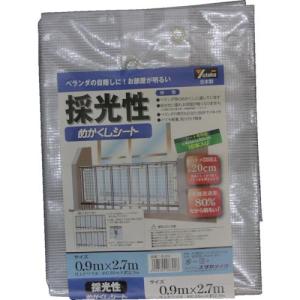 【SALE価格】ユタカメイク 糸入りシート 採光性めかくしシート 0.9m×2.7m クリア ハトメ数34 ( B-316 ) (株)ユタカメイク｜orangetool