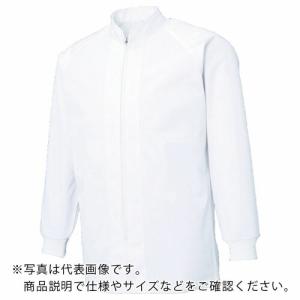 【SALE価格】サンエス 食品工場向けジャケット 超清涼 男女共用混入だいきらい長袖コート LL ホワイト ( FX70650R-LL-C11 ) (株)サンエス｜orangetool
