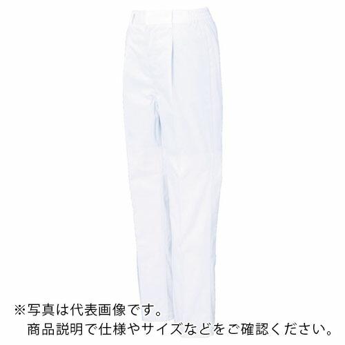 【SALE価格】サンエス 食品工場向けズボン 超清涼 女性用混入だいきらいパンツ M ホワイト ( ...