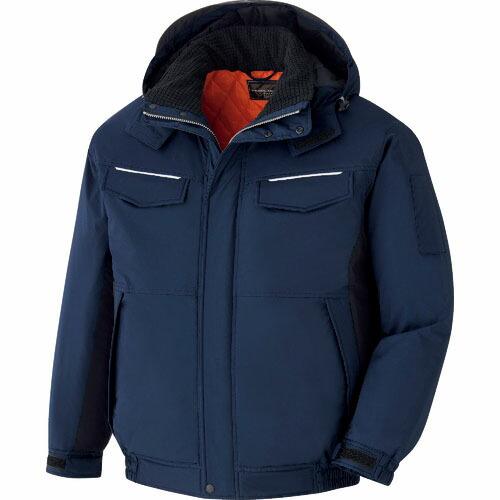 ミドリ安全 ベルデクセル 静電防水防寒ブルゾン ネイビー×ブラック LL ( VE1057-UE-L...