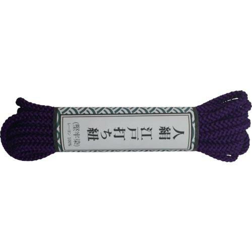 ユタカメイク 江戸打ち紐 中丸 約3m 紫 ( AR-1110 )
