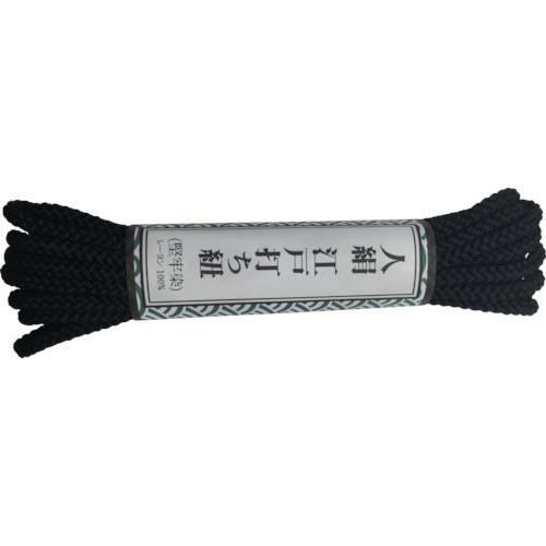 ユタカメイク 江戸打ち紐 中丸 約3m 黒 ( AR-1124 )
