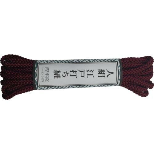 ユタカメイク 江戸打ち紐 中丸 約3m エンジ ( AR-1126 )