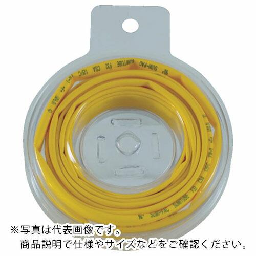 【SALE価格】TRUSCO 熱収縮チューブ 収縮率2:1 黄 (1個入) ( TRP2.5-1.0...