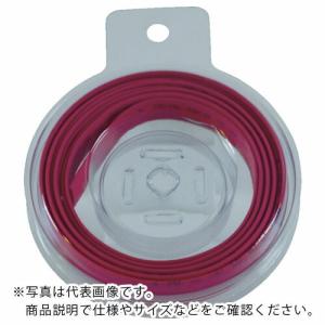 TRUSCO 熱収縮チューブ 収縮率2:1 赤 (1個入) ( TRP5.4-2.5-2MR ) トラスコ中山(株)｜orangetool