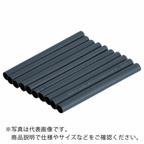 【SALE価格】TRUSCO 粘着剤付き熱収縮チューブ 収縮率3:1 10本 ( TRPW9.5-3...