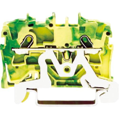 【SALE価格】WAGO スプリング式中継端子台 2001シリーズ2線式用 アース用 ( 2001-...